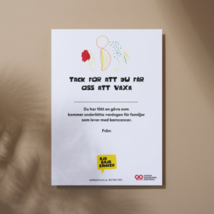 Gåvobevis "Tack för att du får oss att växa" – 1 000 kr