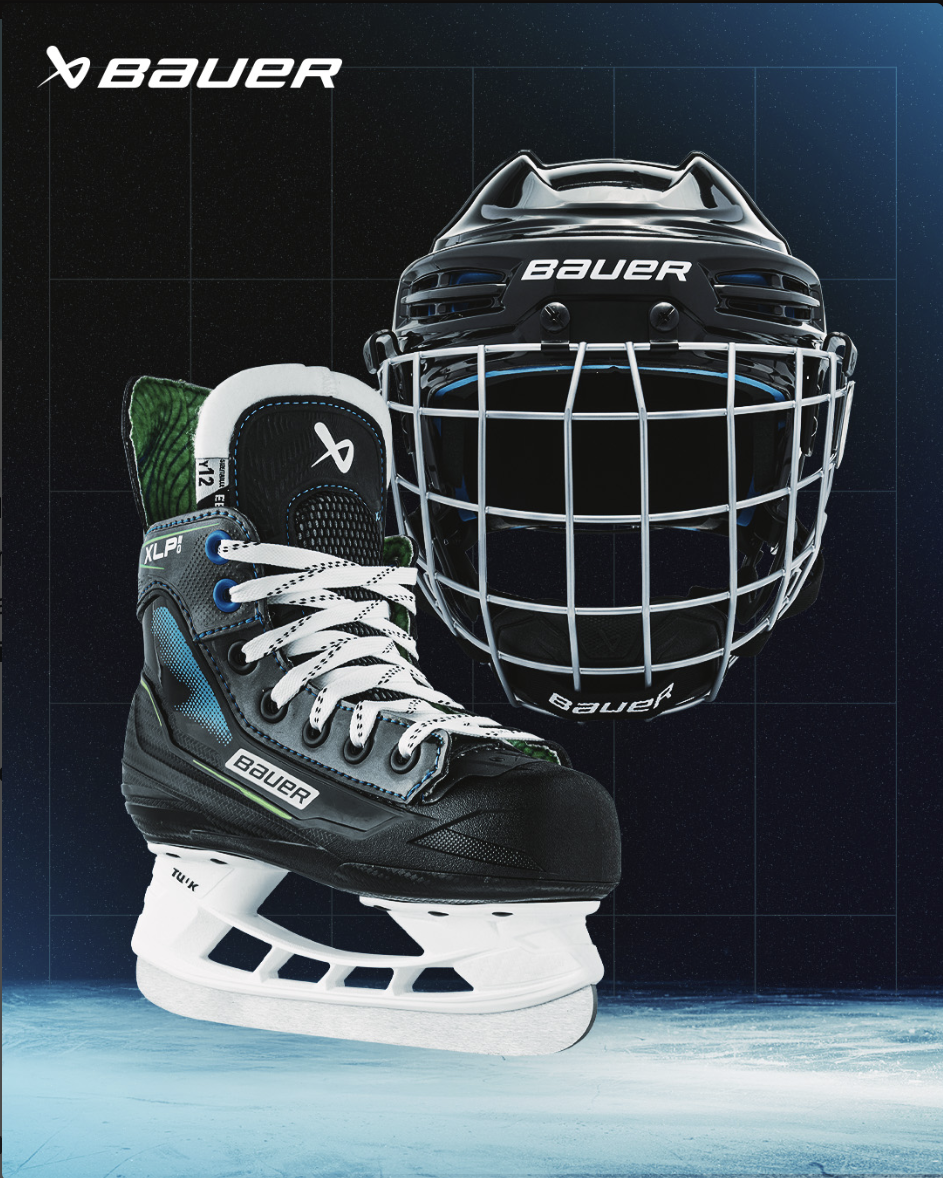 Bauer Hockey skänker utrustning till AjaBajaCancer inför sportlovet 2026